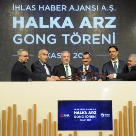 Borsada gong İhlas Haber Ajansı için çaldı